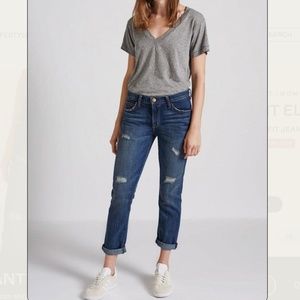 NWT Current/Elliot The Boyfriend Jean Love Destroyed Sz 27